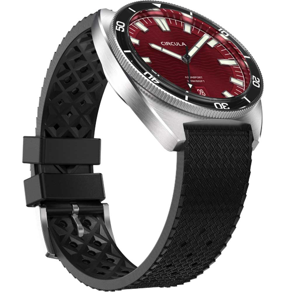 Circula AquaSport II Rot Taucheruhr