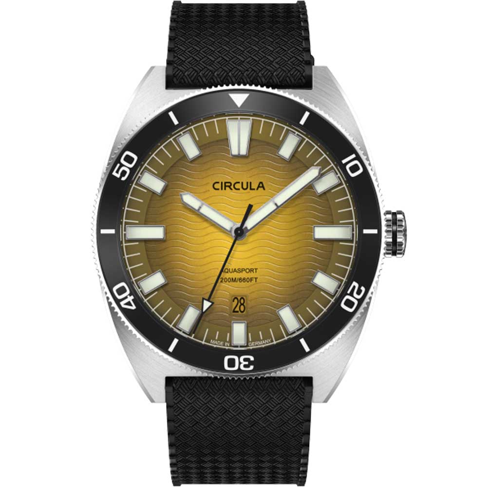 Circula AquaSport II Yellow Taucheruhr