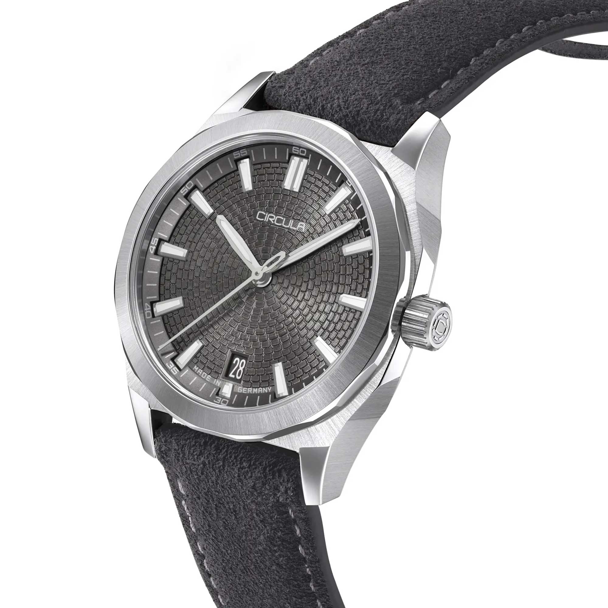 Circula Facet Anthrazit - Veloursband