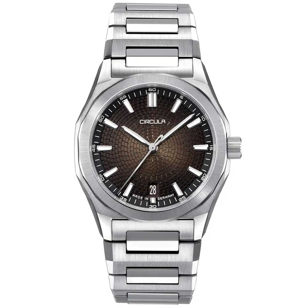 Circula Facet Braun - Stahlband