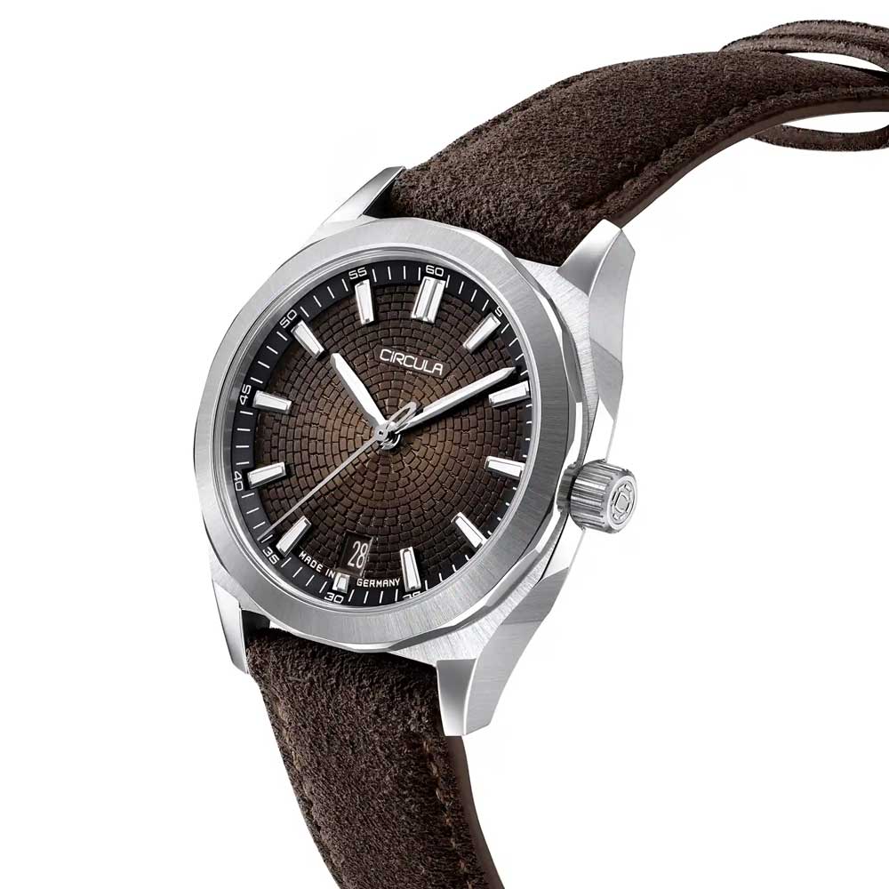 Circula Facet Braun - Veloursband