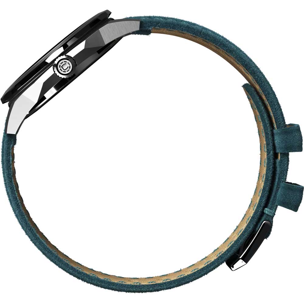 Circula Facet Petrol - Veloursband