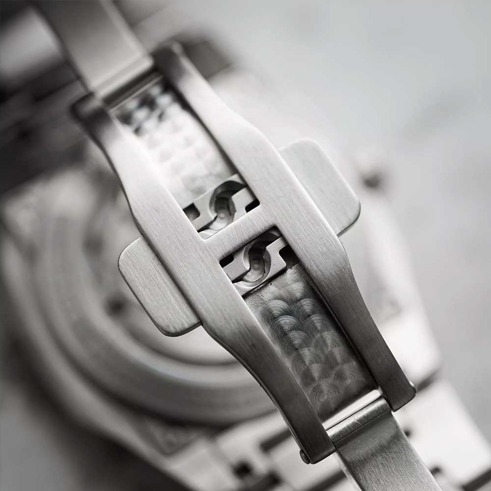 Circula Facet Silber - Stahlband