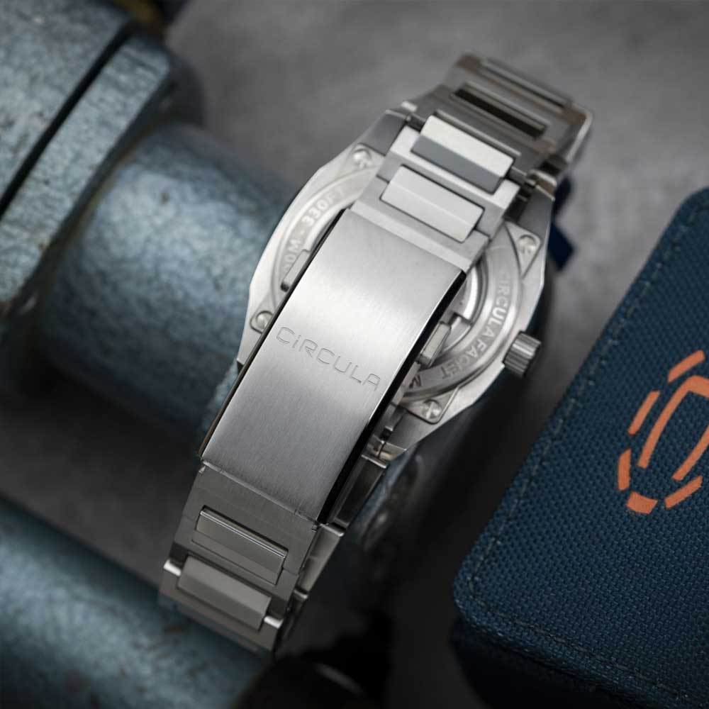 Circula Facet Silber - Stahlband