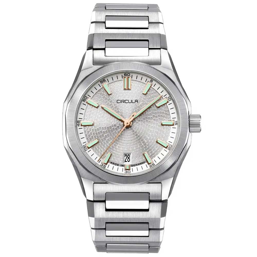 Circula Facet Silber - Stahlband