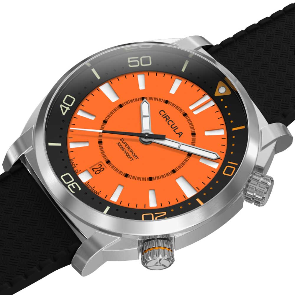 Circula SuperSport Orange Taucheruhr