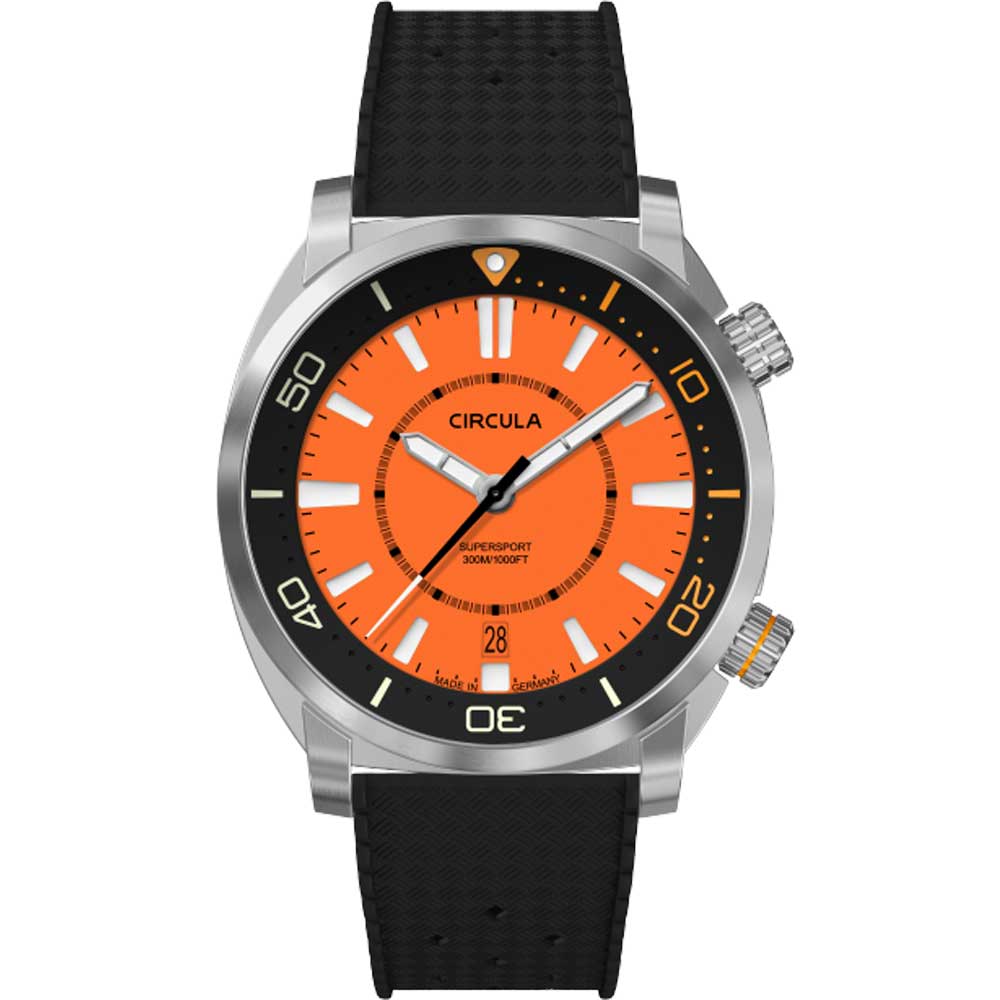 Circula SuperSport Orange Taucheruhr