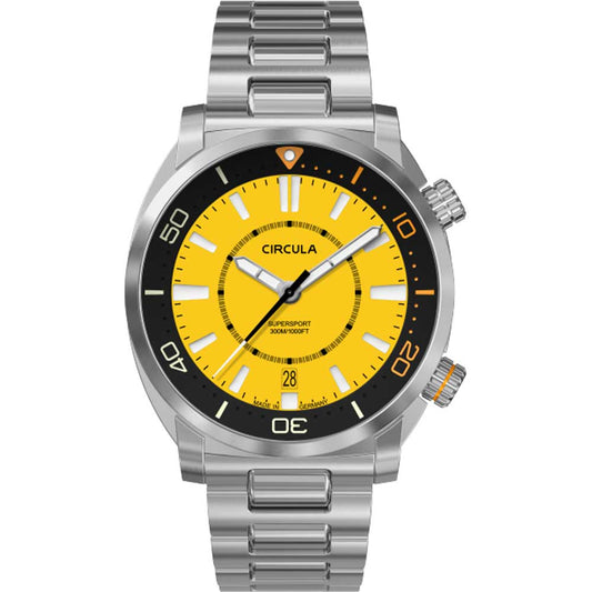 Circula SuperSport Yellow Taucheruhr