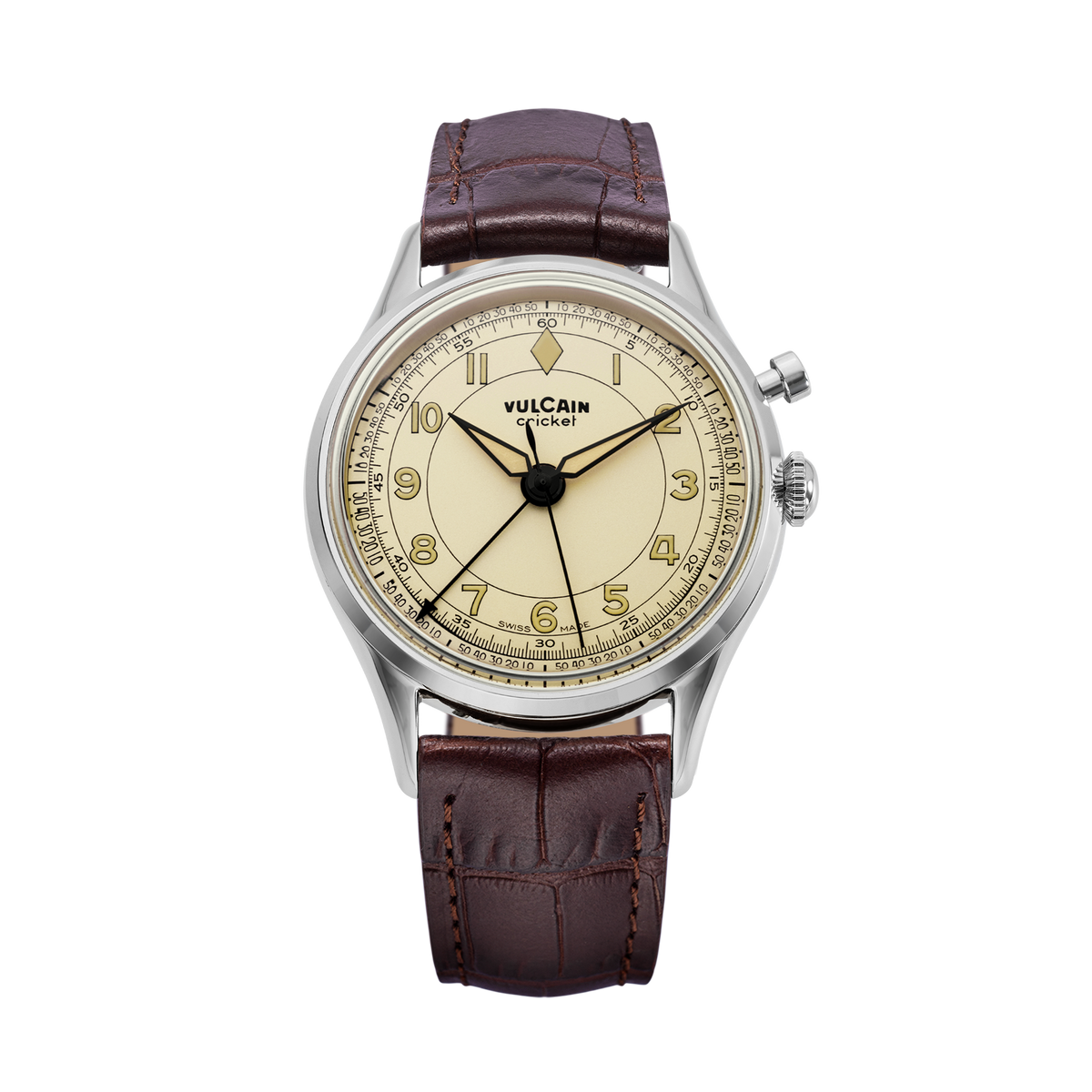VULCAIN Cricket Classique 36 mm - Eggshell