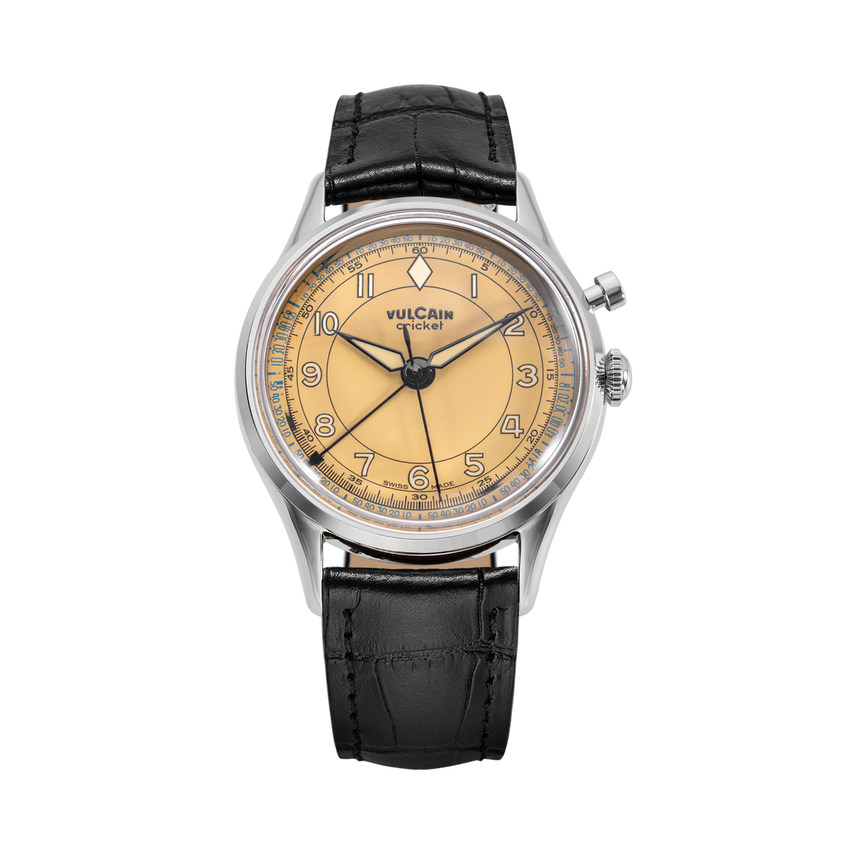 VULCAIN Cricket Classique 36 mm - Khaki Brown