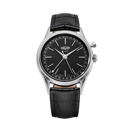VULCAIN Cricket President 39 mm - Black