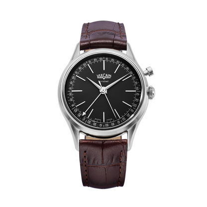 VULCAIN Cricket President 39 mm - Black