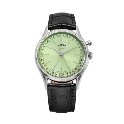 VULCAIN Cricket President 36 mm - Pistachio Green