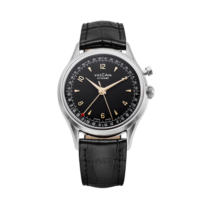 VULCAIN Cricket Tradition 39 mm - Black & Gold