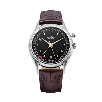 VULCAIN Cricket Tradition 39 mm - Black & Gold