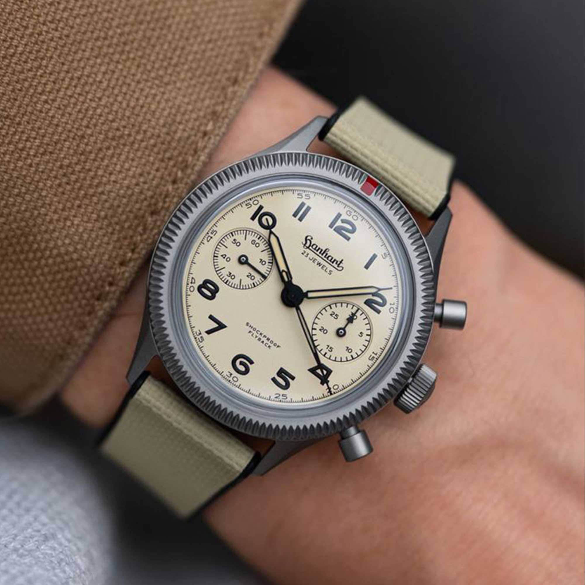 Hanhart 417 TI Desert Pilot, 42 mm