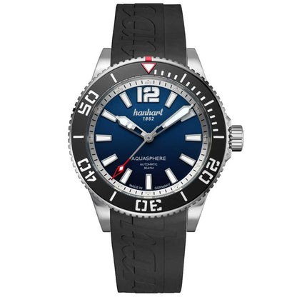 Hanhart AQUASPHERE Ocean Fade, 42mm Schwarze Lünette Kautschuk