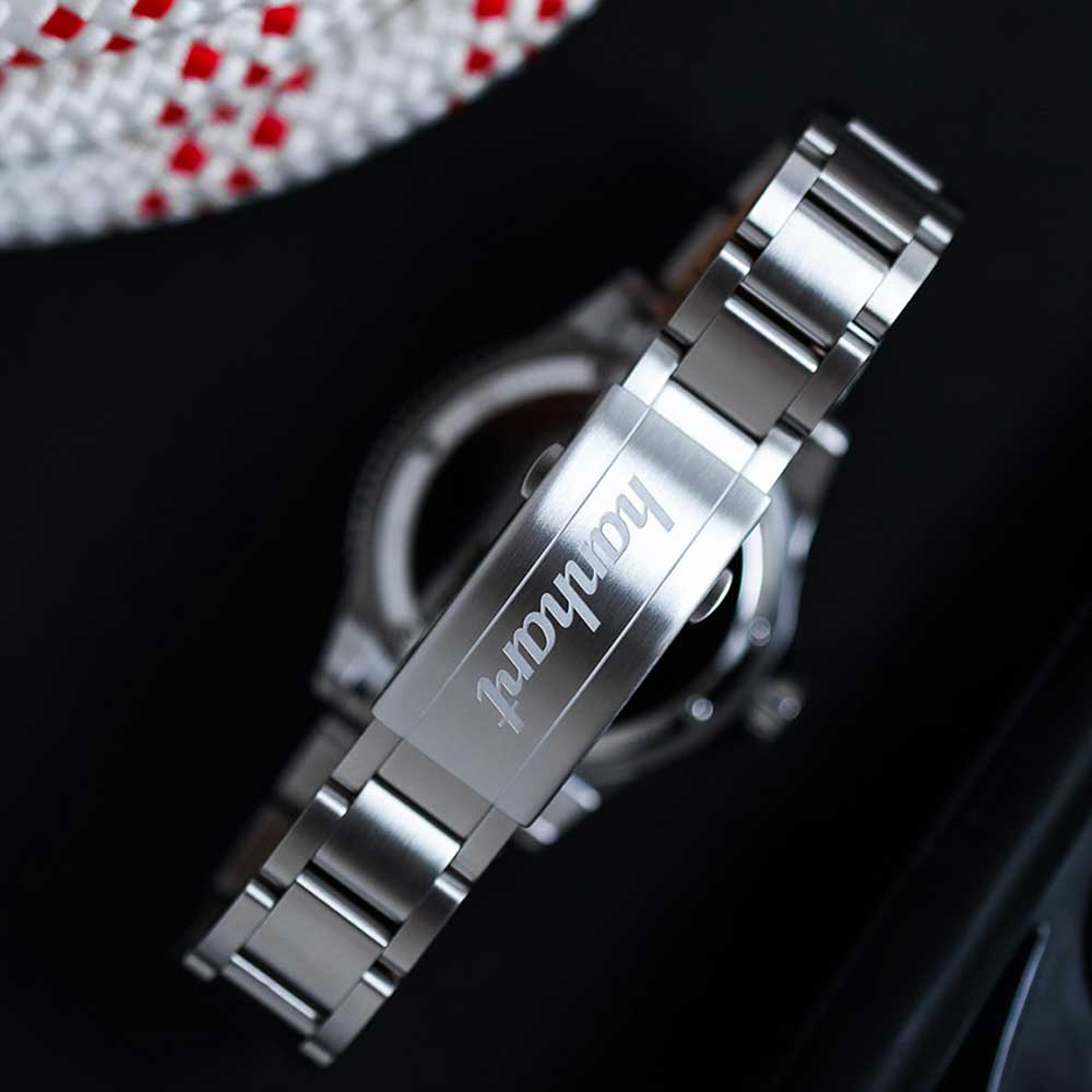 Hanhart FLY NAVY Aerosphere Edelstahl