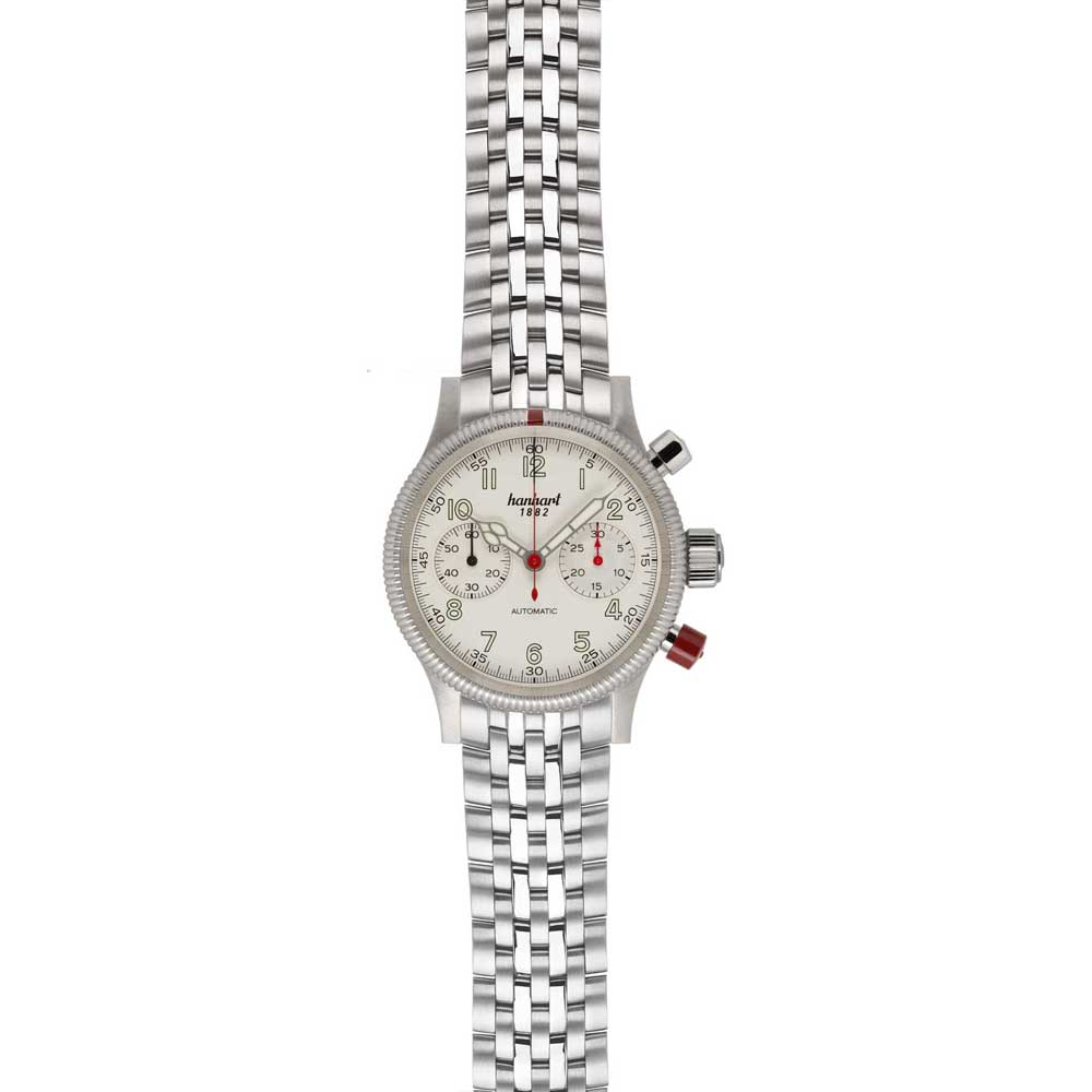 Hanhart PIONEER Mk II altweiß Edelstahl