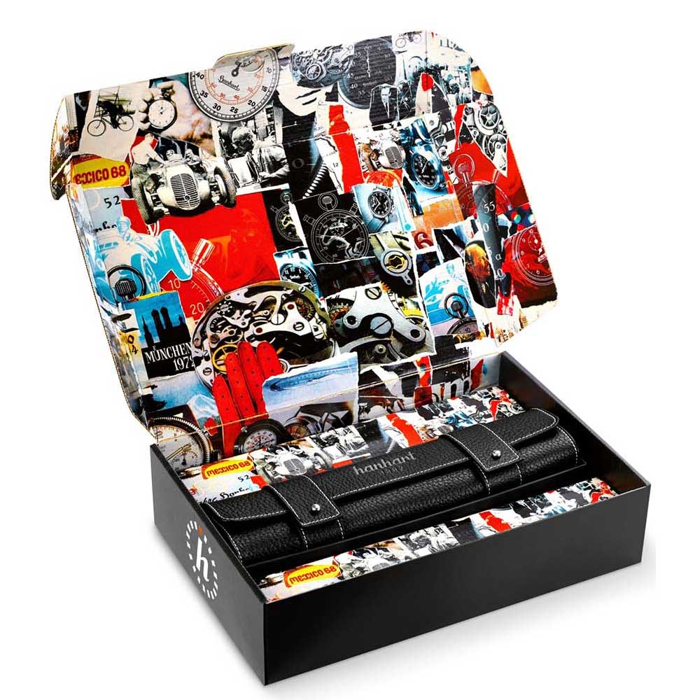 Hanhart PIONEER Mk II schwarz Edelstahl