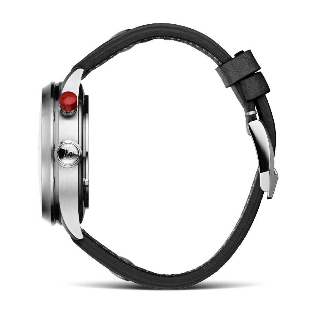 Hanhart PIONEER MonoScope schwarz, glatte Lünette