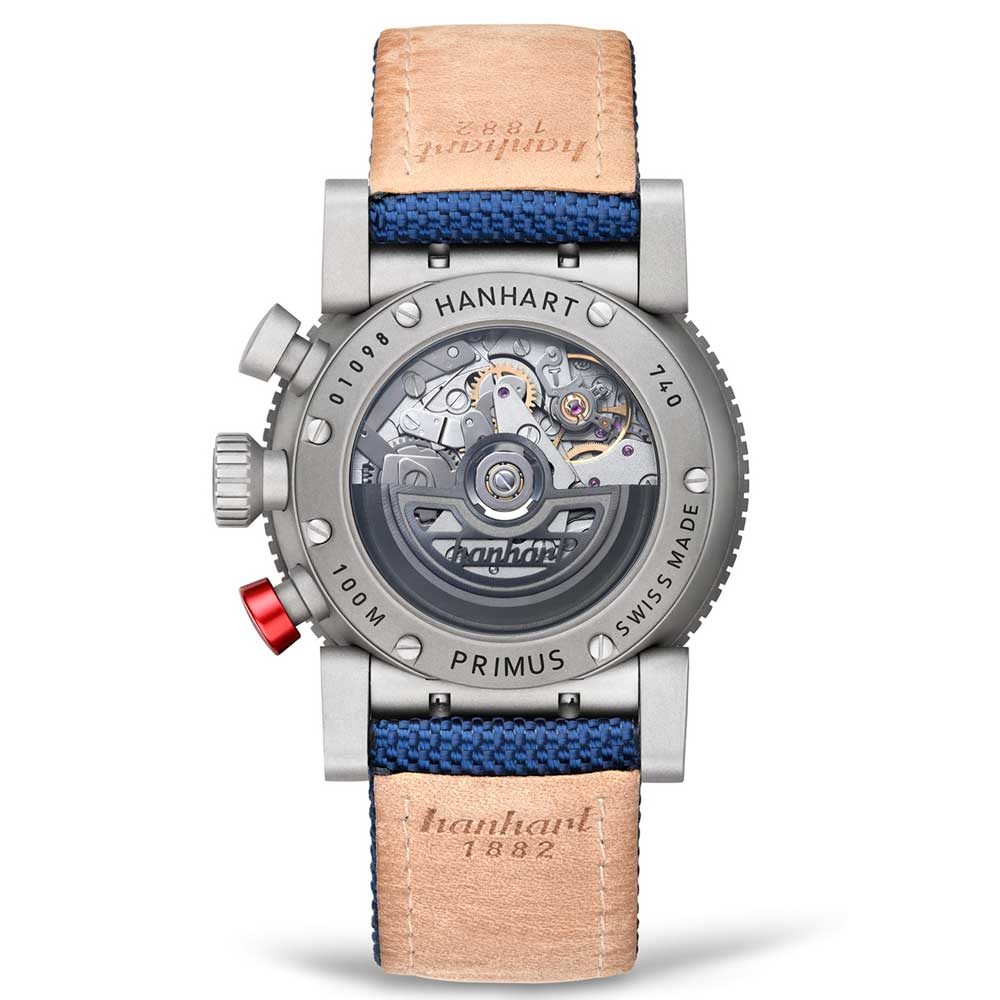 Hanhart PRIMUS Carrier Pilot Blau