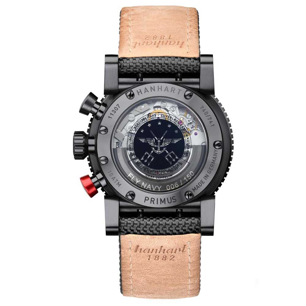 Hanhart PRIMUS FLY NAVY PVD MFG3