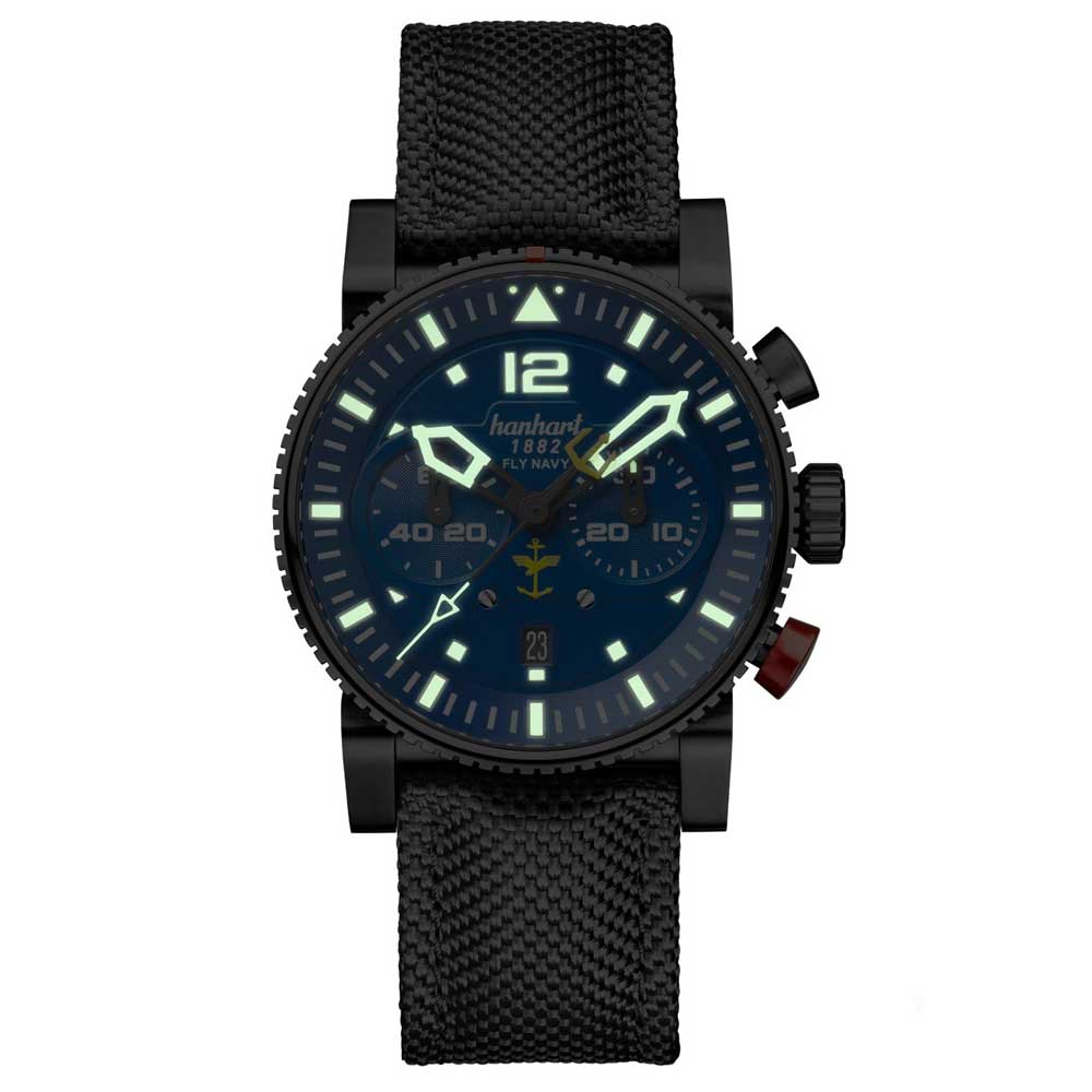 Hanhart PRIMUS FLY NAVY PVD MFG5