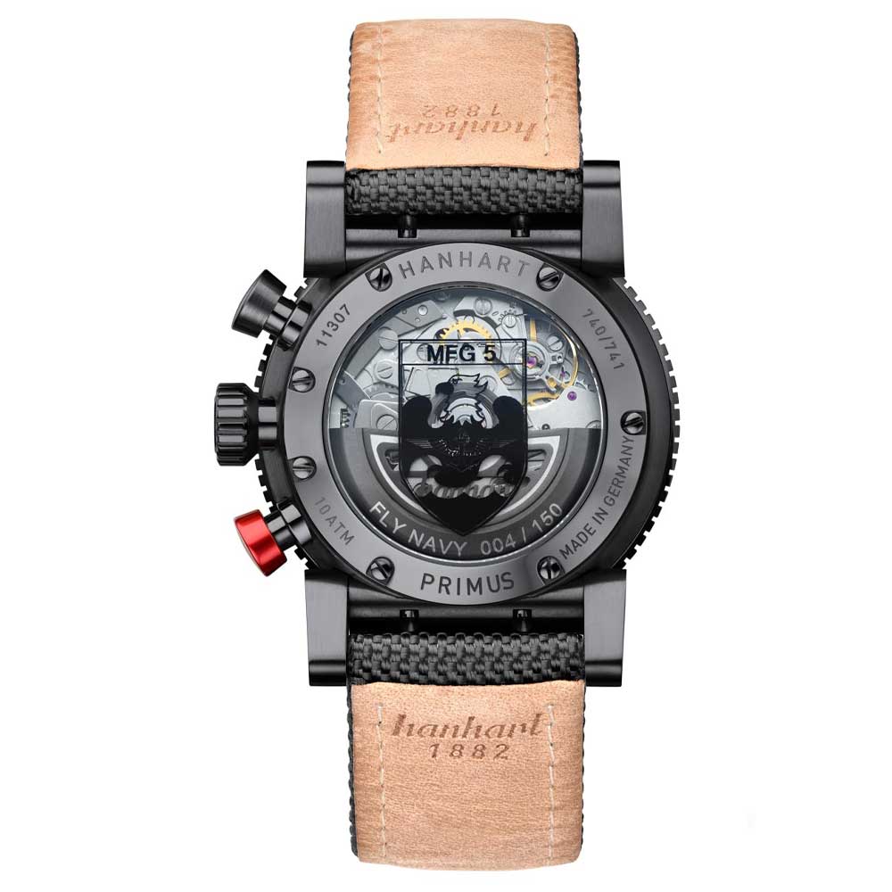 Hanhart PRIMUS FLY NAVY PVD MFG5