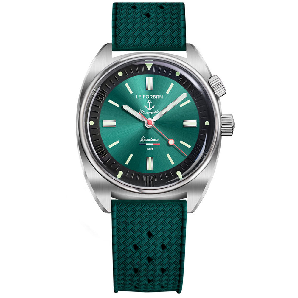 Le Forban Sécurité Mer Rochelaise Meeresgrün Silikon Tropic Armband