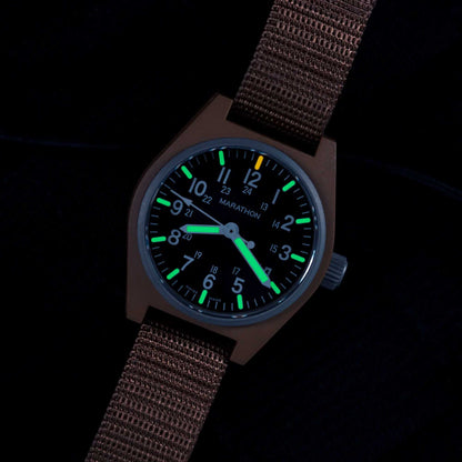 MARATHON 34mm Desert Tan General Purpose Quartz GPQ – MaraGlo – WW194009DT