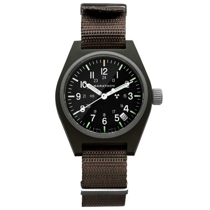 MARATHON 34mm Sage Green General Purpose Quartz GPQ With Date – WW194015SG