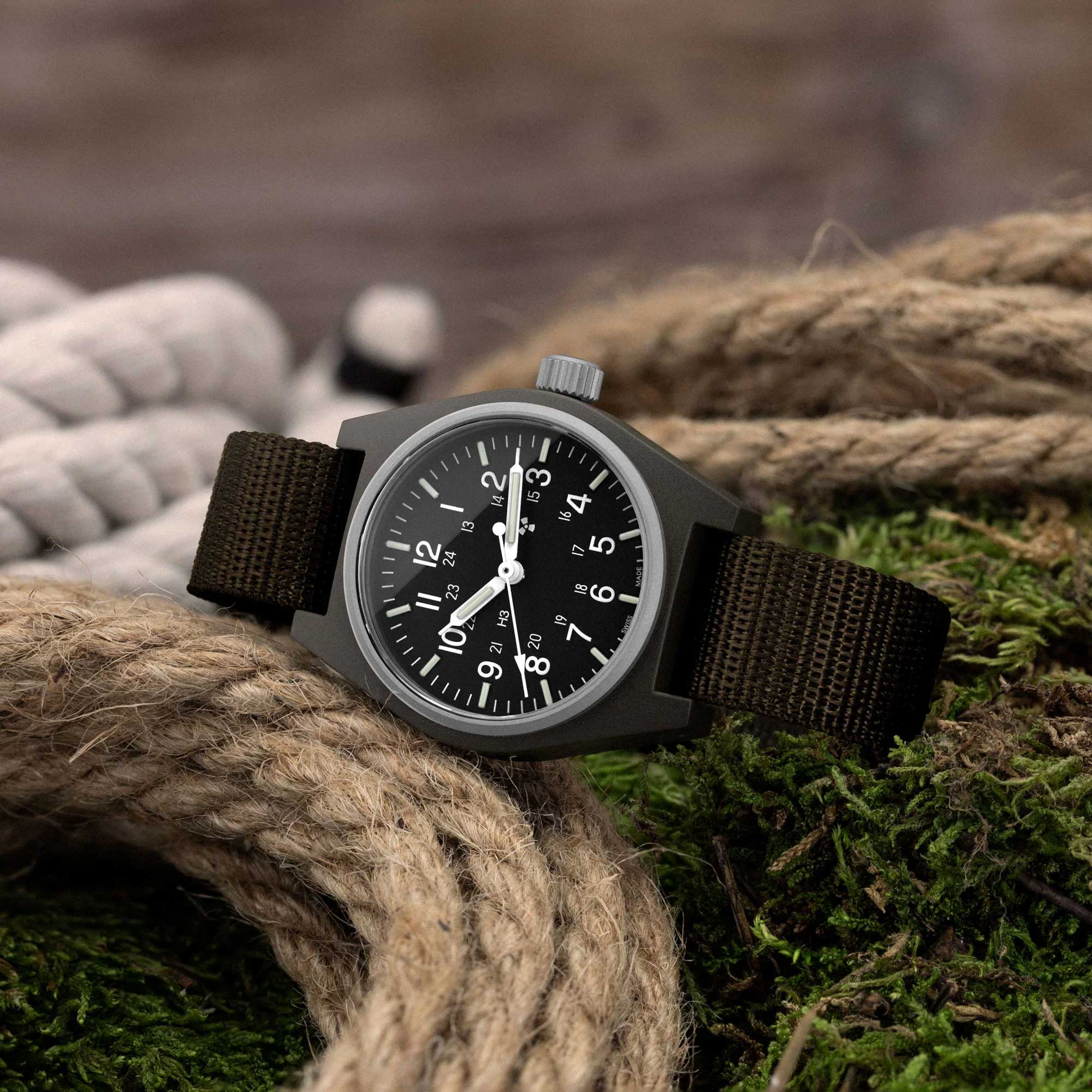 MARATHON 34mm Sage Green General Purpose Quartz GPQ – WW194004SG