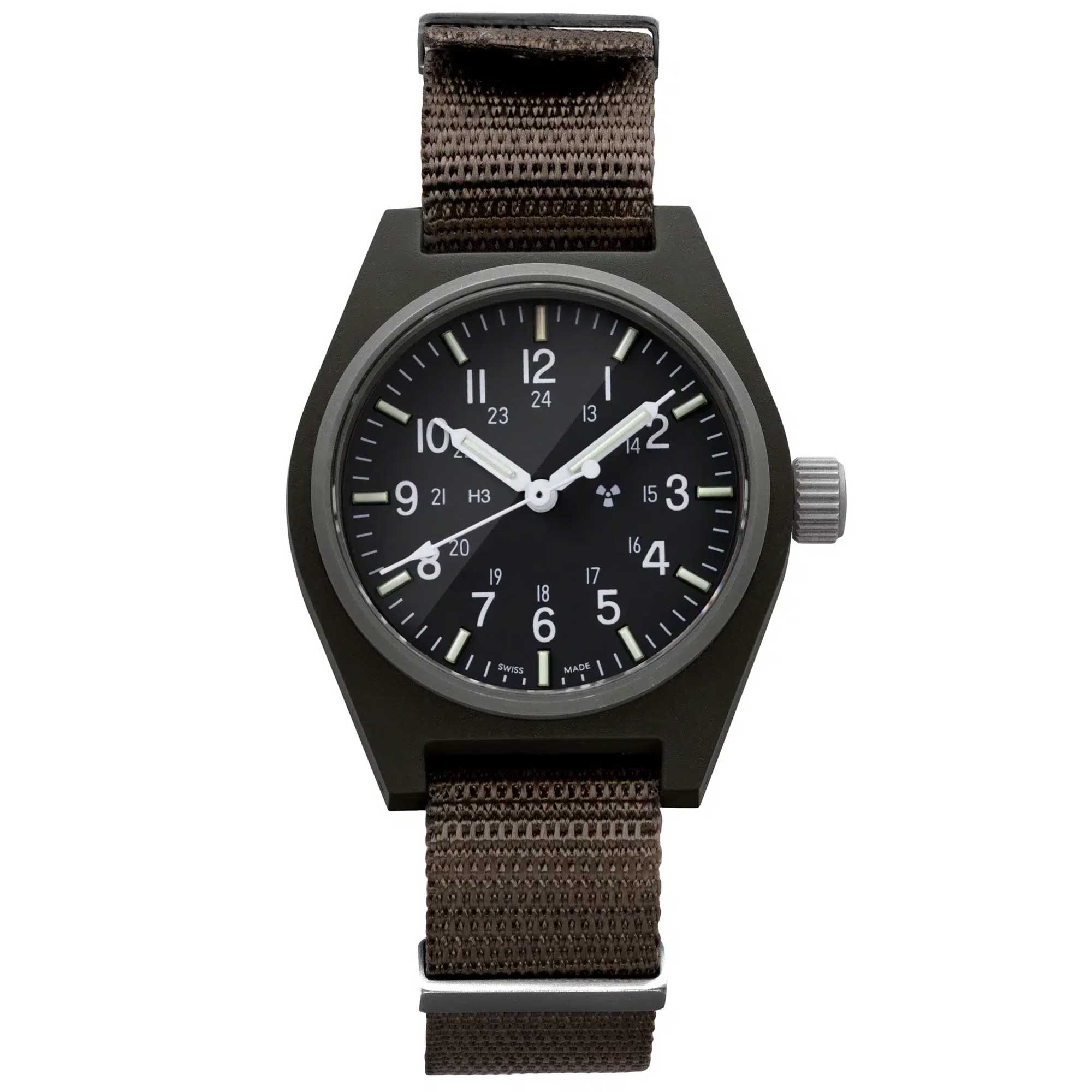 MARATHON 34mm Sage Green General Purpose Quartz GPQ – WW194004SG