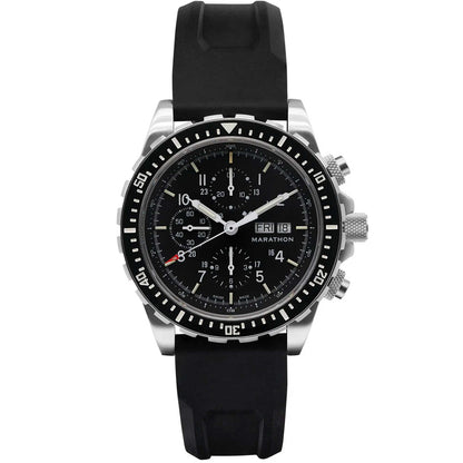 MARATHON 46mm CSAR Jumbo Diver/Pilot Automatic Chronograph – WW194014SS