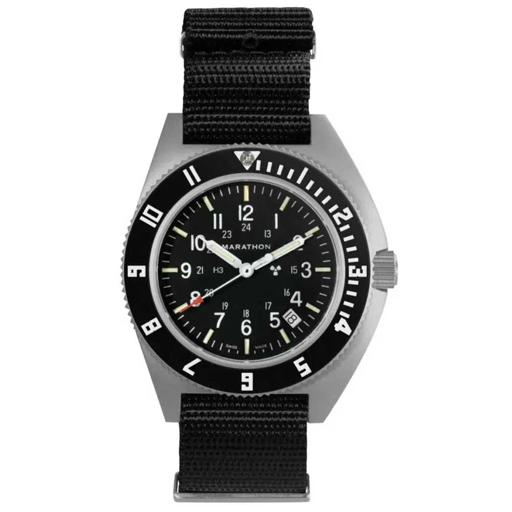 MARATHON SSNAV Steel Navigator Quarz Black Dial With Date WW194013SS
