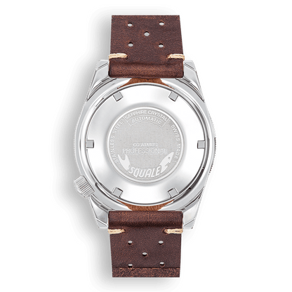 Squale Matic Chocolate Leather MATICXSD.PTS Lederband Taucheruhr