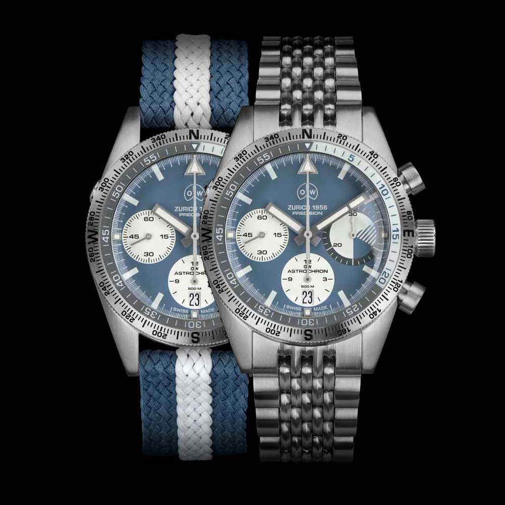 OLLECH & WAJS OW Astrochron 1x Uhr mit Beiden Bändern...