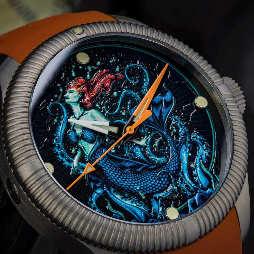 Ocean Crawler Mermaid - Ceramic-Enamel Dial - LE