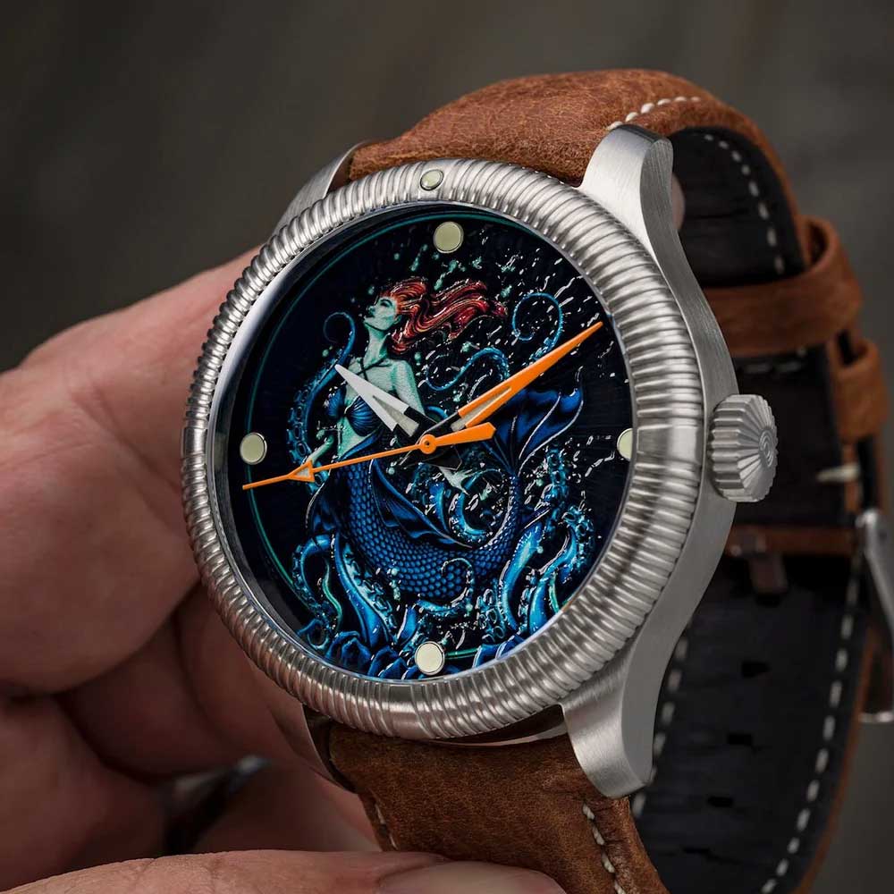 Ocean Crawler Mermaid - Ceramic-Enamel Dial - LE