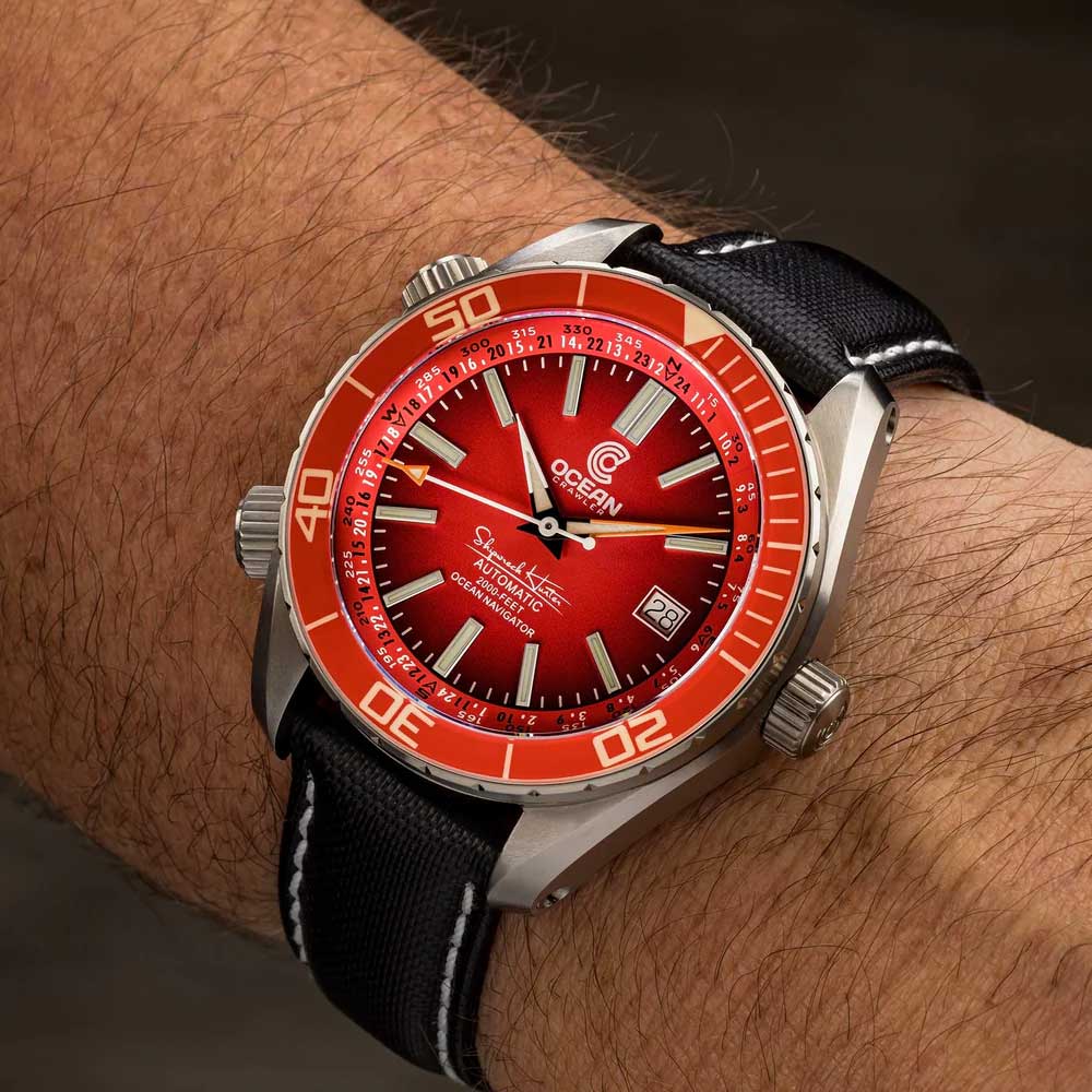 Ocean Crawler Ocean Navigator - Red V3 - Titanium - Preorder