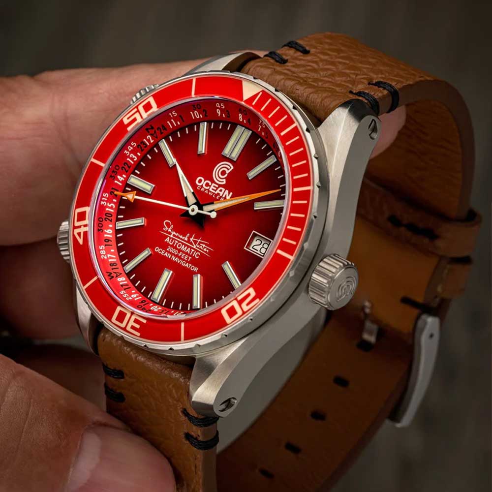 Ocean Crawler Ocean Navigator - Red V3 - Titanium - Preorder