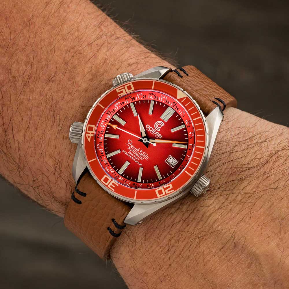 Ocean Crawler Ocean Navigator - Red V3 - Titanium - Preorder