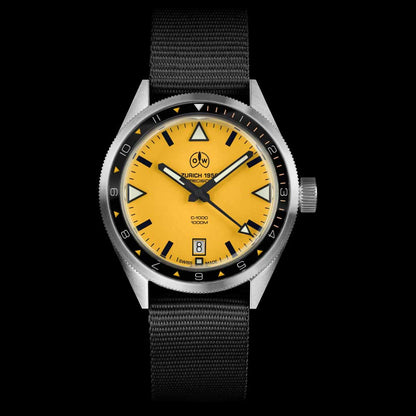 Ollech & Wajs C-1000 Giallo Cinturino RAF Nero