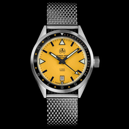 Ollech & Wajs C-1000 Giallo Cinturino RAF Nero