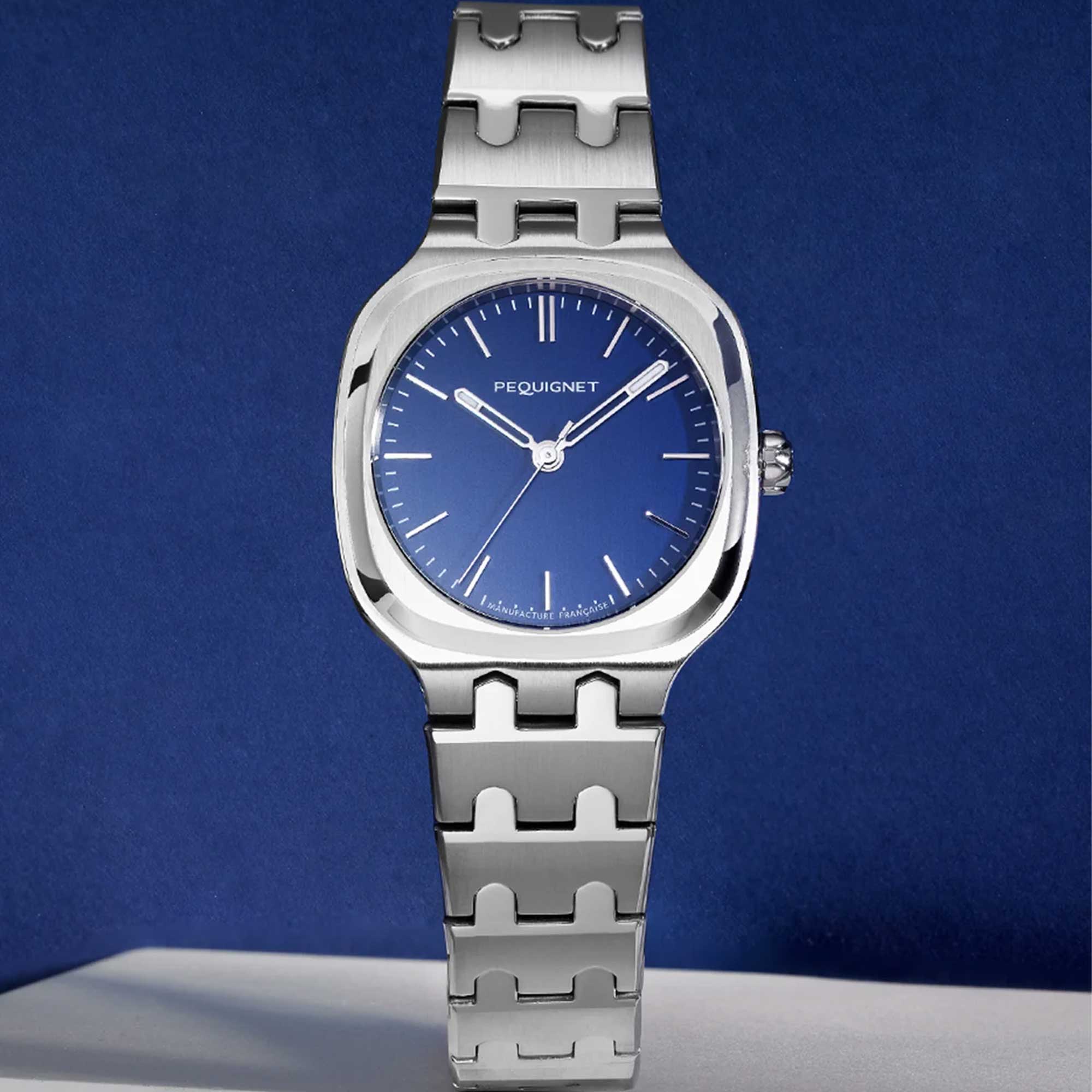 PEQUIGNET CONCORDE Navy Blue Zifferblatt 9042473