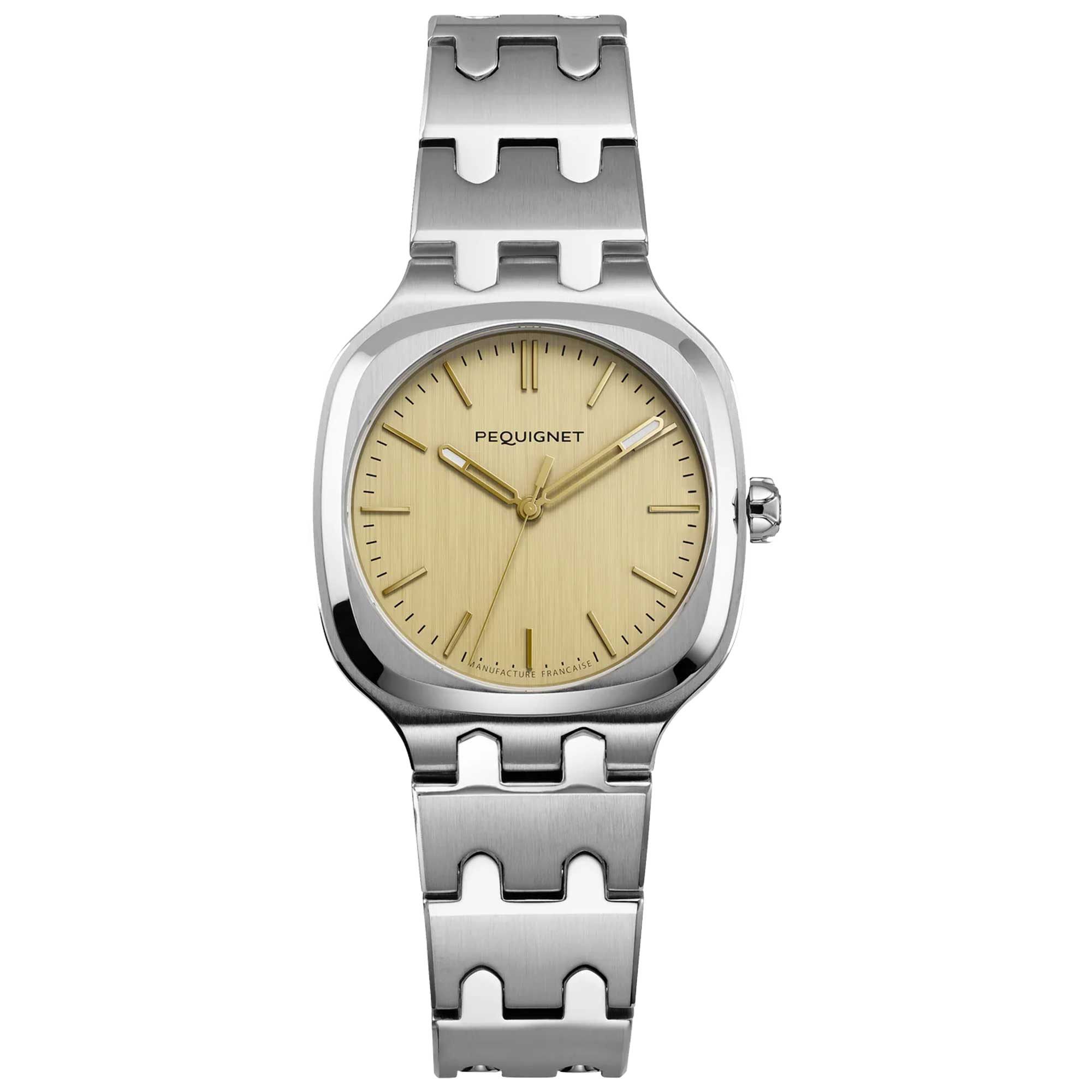 PEQUIGNET CONCORDE Champagner Gold Zifferblatt 9042423