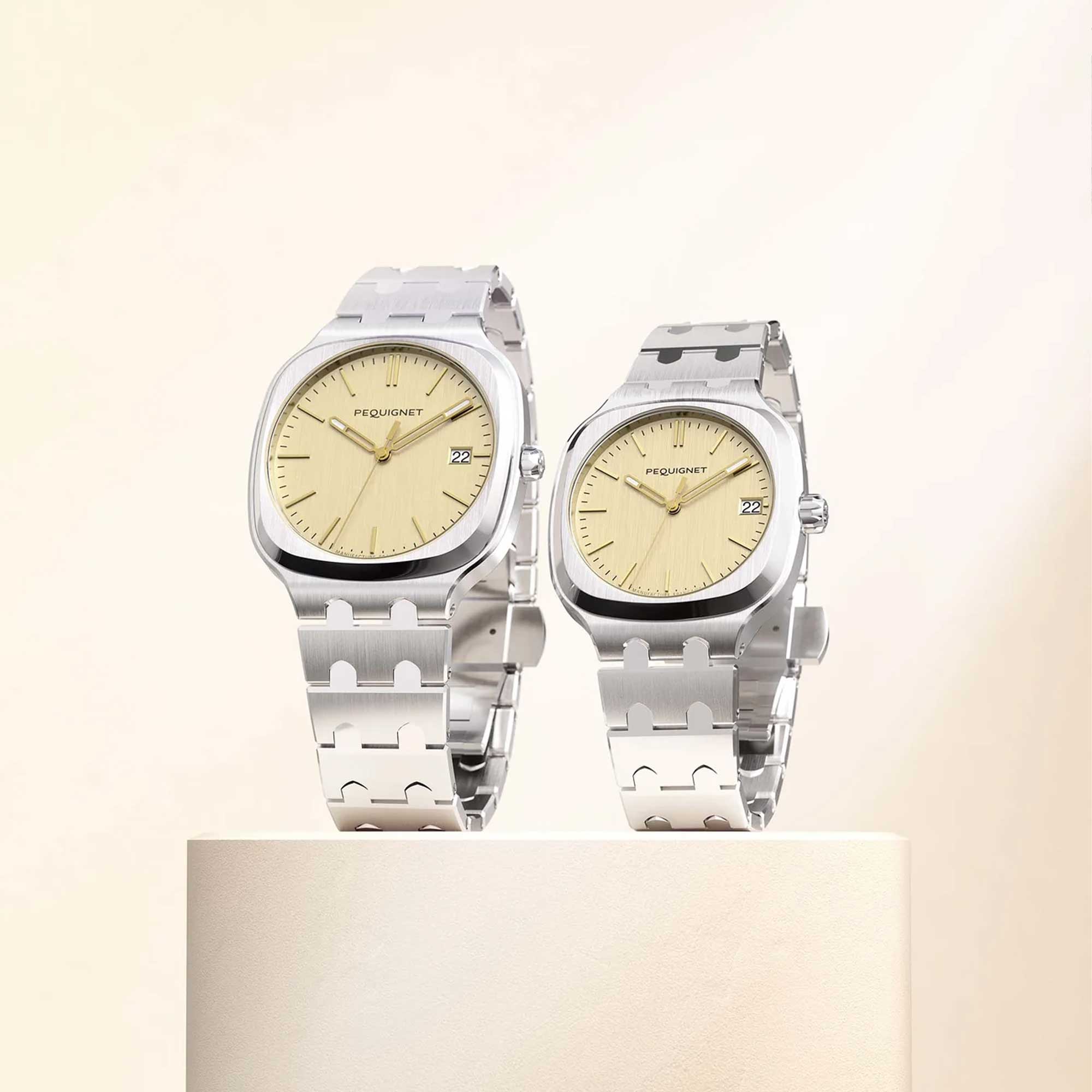 PEQUIGNET CONCORDE WATCH Gold Dial 9046423