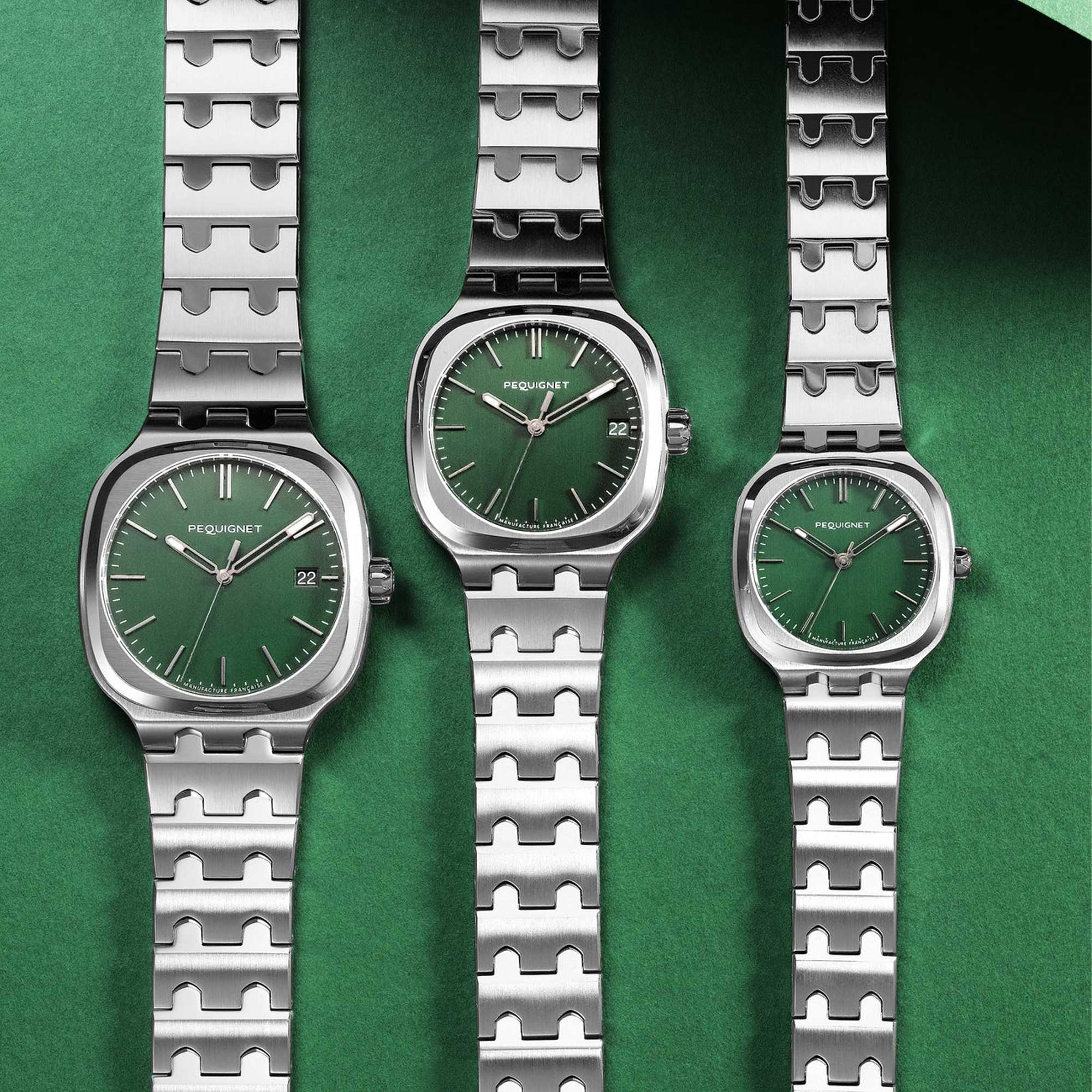 PEQUIGNET CONCORDE WATCH Zifferblatt Imperialgrün 9042493