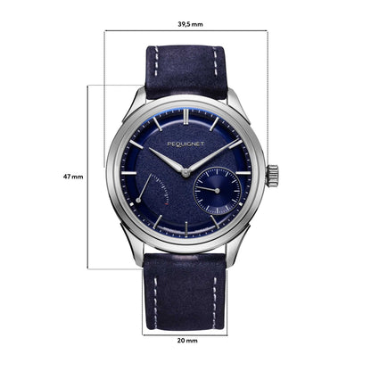 PEQUIGNET ROYALE PARIS WATCH Blau 9100173